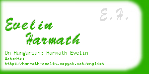 evelin harmath business card